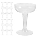 Miniatyrbild 2 av 2: 20 st engångschampagneglas i klar plast för cocktails och desserter [DB] Som Visas As Shown 11.2X8.5cm