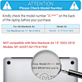 Miniatyrbilde 5 av 5: Skall til MacBook Air 11 (A1370/A1465), Hardt plastskall