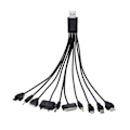 Miniatyrbilde 3 av 5: 1 stk 10-i-1 Multifunksjonell Lader USB-kabler For Ipod Motorola Nokia Samsung Lg Sony Ericsson Forbrukerelektronikk Datakabler
