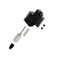 Miniatyrbillede 1 af 5: XJ-Hotend Kit til Bambu Lab X1 Carbon Combo P1p 3D Printer 500c Opgraderet Belagt Kobber Varmelegeme Blok Ha
