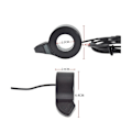 Miniatyrbilde 5 av 5: XJ-Elektrisk Sykkel Tommel-dial Hastighetsreguleringsknapp Hall Sensor Akselerator Gasspedal Hastighetsregulering