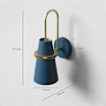 Miniatyrbillede 2 af 4: Nordisk moderne design guld horn væglamper - Ideel til soveværelse, stue eller entre - Tilføj et elegant touch til indretningen.
