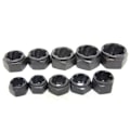 Miniatyrbild 1 av 5: XJ-10-pack Skadad Mutterborttagare Stud Extractor Set Metrisk Borttagningssats för Trasiga Muttrar