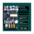 Miniatyrbild 5 av 5: XJ-24v 8a Isolationsbrytare Strömmodul AC-DC Nedstegsmodul 220v Till 24v Strömkort Med Fläkt(vh3.96