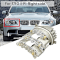 Miniatyrbillede 2 af 5: Nyhed til E90 E91 Lci 328i 335i Højre Side LED Blinklys Lys Diode Indikator Modul 63127245814
