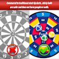 Miniatyrbillede 3 af 5: 20 stk. Velcrobolde, Dartbolde til Børnespil 3,4 cm