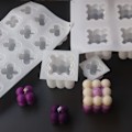 Miniatyrbillede 2 af 5: XJ-Lysforme lys stearinlys DIY støbeforme i silikoneform