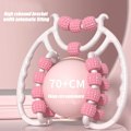 Miniatyrbillede 2 af 5: Cirkulære benklemmer - 360 grader 15 hjul Muskelrulle Massager Muskelrulle til ben nakke hånd arm Muskelafslapningsmassager