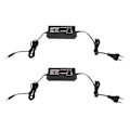 Miniatyrbild 1 av 5: XJ-2x 9-24v 3a 72w AC/DC Adapter Switchande Strömförsörjning Reglerad Strömadapter Display EU-kontakt Hög Kvalitet
