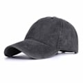 Pikkukuva 1 / 3: XJ-Musta Lippis Vintage Kulutettu Farkku Pesty Strapback