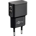 Miniatyrbilde 1 av 4: XJ-USB-A dobbel lader (12 W) svart