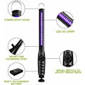 Miniatyrbillede 3 af 4: UV Sterilisator Ultraviolet Lampe, USB Desinfektionslampe med Indbygget Genopladeligt Batteri, Bærbar Antibakteriel UVC Steriliseringslampe, Ideel til C