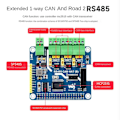 Miniatyrbild 4 av 5: RS485 CAN HAT RS485 CAN Expansionskort för Stabil Långdistanskommunikation via RS485/CAN Blå