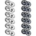 24-pack Sy-på-knappar Dia Snäppknappar Metallknappar