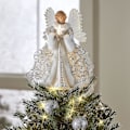 Miniatyrbilde 3 av 3: LED engel juletretopp stjerne jul engel engel juletrepynt juletretopp dekorasjon lys engel fe figur ornament