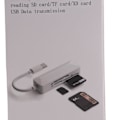 Miniatyrbilde 3 av 4: QD \" USB-C Kortleser TFSD XD 3-i-1 Kortleser for Laptop Telefon Nettbrett {DB}
