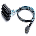 Miniatyrbilde 2 av 5: XJ-Mini SAS SFF-8643 til 4*29-pinners SFF-8482 harddiskserverkabel 3.33TF/1M