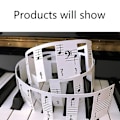 Miniatyrbilde 2 av 5: XJ-Piano Noteguide for nybegynnere, avtakbare notelapper for piano keyboard 61 tangenter i full størrelse, trenger ikke å limes