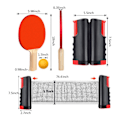 Miniatyrbillede 4 af 5: XJ-Pingpong sæt med justerbart net (passer til de fleste borde)
