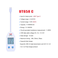 Miniatyrbillede 5 af 5: XJ-Ut658c Digitalt LCD USB Tester Detektor Spænding Strøm Oplader Effekt Kapacitetsmåler Med Datalagring