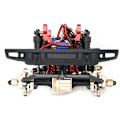 Miniatyrbild 5 av 5: XJ-2 st Mässings Caster Blocks C-Hub Carrier 9733 för TRX4M -4M 1/18 RC Crawler Bil Uppgraderingsdelar Tillbehör