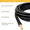 Miniatyrbild 5 av 5: Replacement hose for Kärcher K2 K3 K4 K5 K6 K7 pressure washer, high pressure hose with quick connect and quick release (6m)
