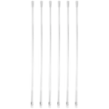 Miniatyrbillede 2 af 2: 6 stk. Persiennestang Vertikale Persiennestang Erstatning Vinduespersienner Pind Persiennetilbehør Transparent4 Transparent Transparent 48X1.5...