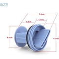 Miniatyrbilde 2 av 4: Avløpsplugg for Siemens, Bosch Wm1095/1065 Wd7205 vaskemaskin