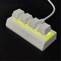 Miniatyrbilde 1 av 5: XJ-4 Taster Programmerbart Tastatur Rød Bryter Ctrl C V Enter Mini Mekanisk Tastatur Støtter Nkro For Gaming