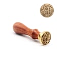 Miniatyrbillede 2 af 5: 26 engelske bogstaver Initialer Personligt brevstempel/Seglvoks /bryllupsvoks Seglstempel Brugerdefinerede invitationer Kuverter
