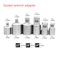 Miniatyrbilde 2 av 4: 1/4\" 3/8\" 1/2\" Skralle Fastnøkkel Adapter Krom Vanadium Hylse Drive Socket Konverter Fastnøkkel Transformasjonsledd