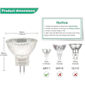 Miniatyrbillede 4 af 5: Mr11 Halogenpærer (12-pak), Gu4 Halogenpære 12v 20w, Mr11 Gu4 Dæmpbar Pære Glasbeskyttelse Til Loftlampe, 2-benet Halogenpære 2700k Varm Hvid