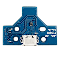 Miniatyrbillede 2 af 5: XJ-4 Sæt Til Playstation 4 Til Ps4 Controller Reservedele Med 14 Pin Kabel Usb Opladningsport S
