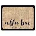 Miniatyrbillede 1 af 5: Kaffematte - Kaffe Bar Matte - Skjuler Pletter, Absorberende Gummi-Bagside, Hurtigtørrende, Passer Under Kaffemaskine