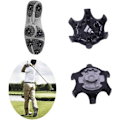 Miniatyrbilde 5 av 5: Enkle utskiftbare pigger for golfsko, 14 stk/sett, golfpigger, skruesystem, raske og enkle å bytte, slitesterke pigger, ultra tynne pigger for golf, svart