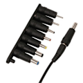 Miniatyrbillede 3 af 5: 24-36V med 8 Adaptere 72W Justerbar Hastighed Switching Strømforsyning Justerbar Universel AC DC Strøm Sort