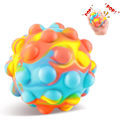 Miniatyrbild 1 av 5: XJ-Stressbollar Fidgetleksaker, Stretch Push Pop-leksaker Regnbågsklämbollar, Ångest Artrit Handövningar för Vuxna Barn (Färgglada)