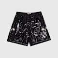 Miniatyrbillede 1 af 5: 2023 Nye Eric Emanuel EE Basic Shorts New York City Skyline 2022 Nye Træningsshorts til Mænd Åndbare Mesh Casual Shorts 26 L