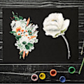Miniatyrbillede 5 af 5: XJ-100 ark A4 230gsm sort karton, 21*29,7 cm tykt kunstpapir til scrapbooking