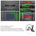 Miniatyrbild 3 av 4: XJ Bluetooth-ljudadapter med högtalartelefon för bilstereo Passar A2 A3 8L 8P B5 B6 B7 A6
