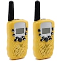 Miniatyrbild 1 av 5: XJ-Walkie talkies for Kids - 2-Way Radio Intercom with Built-in LED Flashlight, LCD Screen - Yellow (1 Pair)