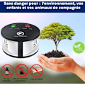 Miniatyrbilde 3 av 4: 360° ultralyd repeller mot rotter, mus, gnagere, kakerlakker og insekter. Kraftige variable frekvenser, en rekkevidde på 550 m2.
