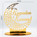 Miniatyrbillede 2 af 5: XJ-Eid Mubarak Ornament Ramadan Dekoration 2 2