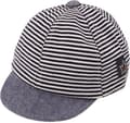 Babykeps | justerbar | blå/vit