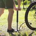 Pikkukuva 5 / 5: XJ-Polkupyöräpumppu, [120PSI nopea täyttö] Kannettava jalkapumppu, ergonominen tiivis polkupyörän ilmapumppu maantie-, maasto- ja BMX-pyörille