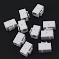 Miniatyrbilde 2 av 5: XJ-10 stk Rj45 Kontakt Jack Cat6 Skjøtekobling Ethernet Nettverk Lan Cat 6 Koblingsjakker Forleng Ad