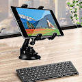 Pikkukuva 5 / 5: Autoteline tabletille, yhteensopiva iPadin kanssa, imukuppiteline useimmille 7-10 tuuman tableteille