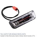 Miniatyrbillede 5 af 5: XJ-60v Universal Signal Lys Baglygte Blinklys Bremselys Til Citycoco Elektrisk Scooter