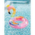 Miniatyrbillede 2 af 4: Oppustelig flamingo badering, 74 x 70 cm, Vand sportslegetøj til sommerferien på stranden