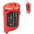 Miniatyrbillede 1 af 4: M12 USB Strømadapter til Milwaukee M12 12V Batteri med 2.1A USB-port og 12V DC-udgang, Bærbar USB-enhed Opladningsadapter (Kun adapter)
